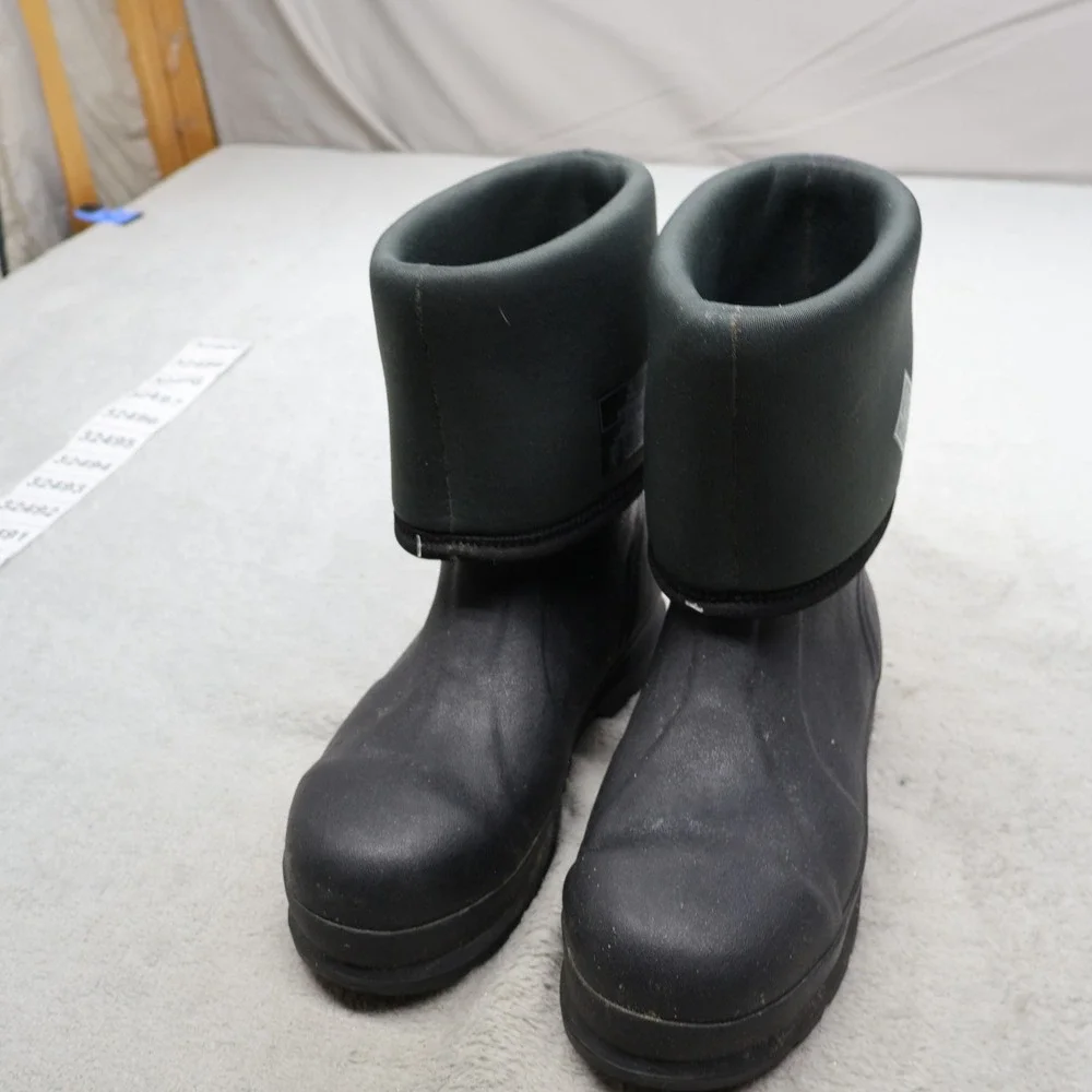 Muck Unisex M7 W8 Rain Boots Green Chore Classic Steel Toe Mid Waterproof 050022